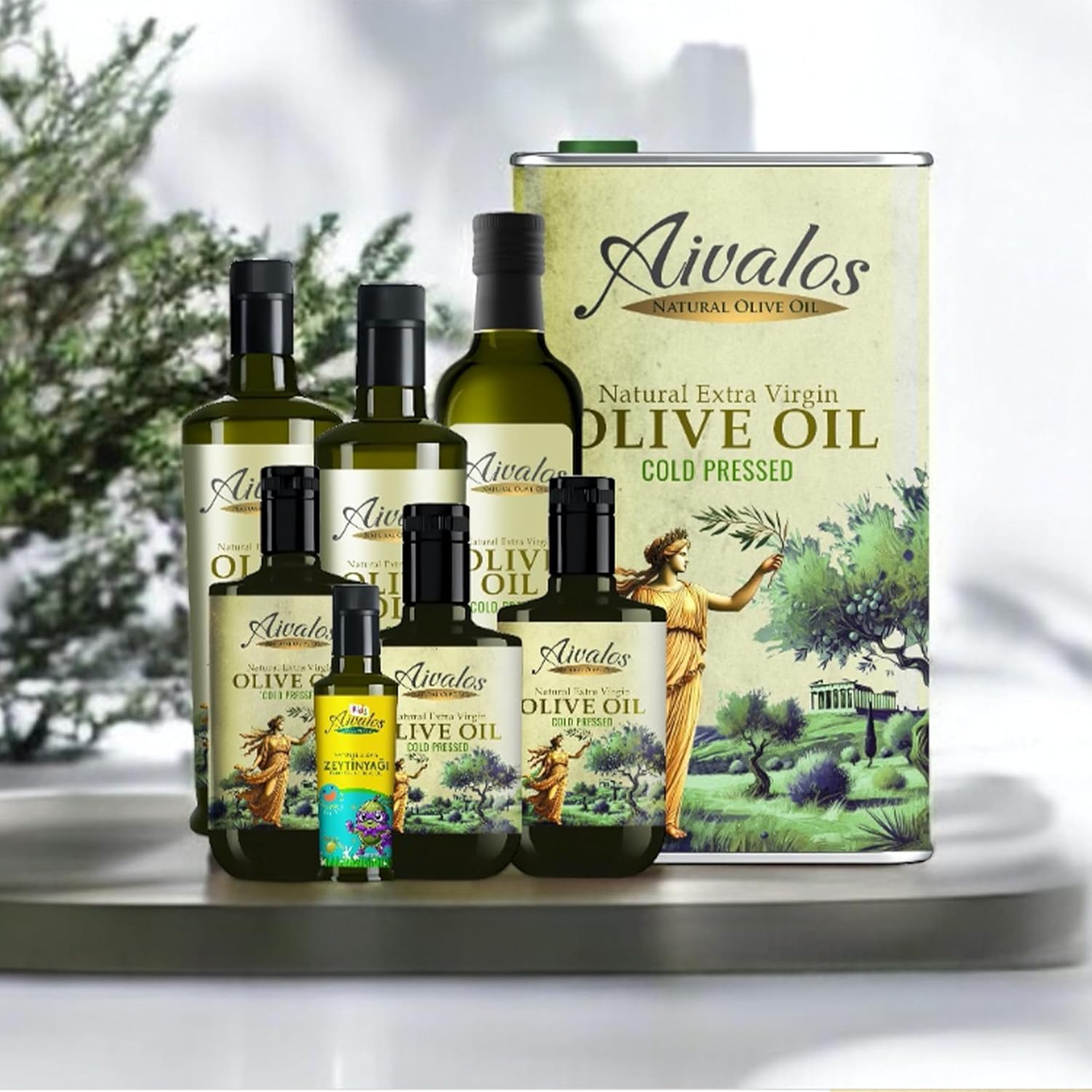 Aivalos Premium Single-Estate Extra Virgin Olive Oil (EVOO), Cold-Pressed, Single-Origin Mediterranean from Ayvalık Aegean Coast Turkey, Smooth, Peppery Flavor & Rich Finish, Naturally High in Polyphenols, Premium Unblended Fresh Harvest, Dark Glass Bottle - Image 9