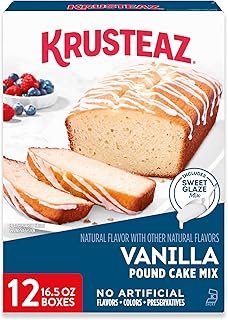 10 Recipes From Cake Mixes for Fast Creative Easy Desserts 10 Krusteaz Vanilla Pound Cake Mix, Baking Mix, Includes a Sweet Glaze Mix,...
