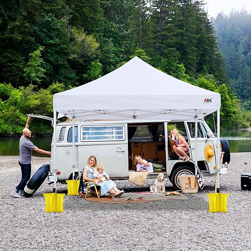 Miniatura 22 de ABCCANOPY - Bolsas de arena para toldos, paquete de 4 unidades (borgoña)