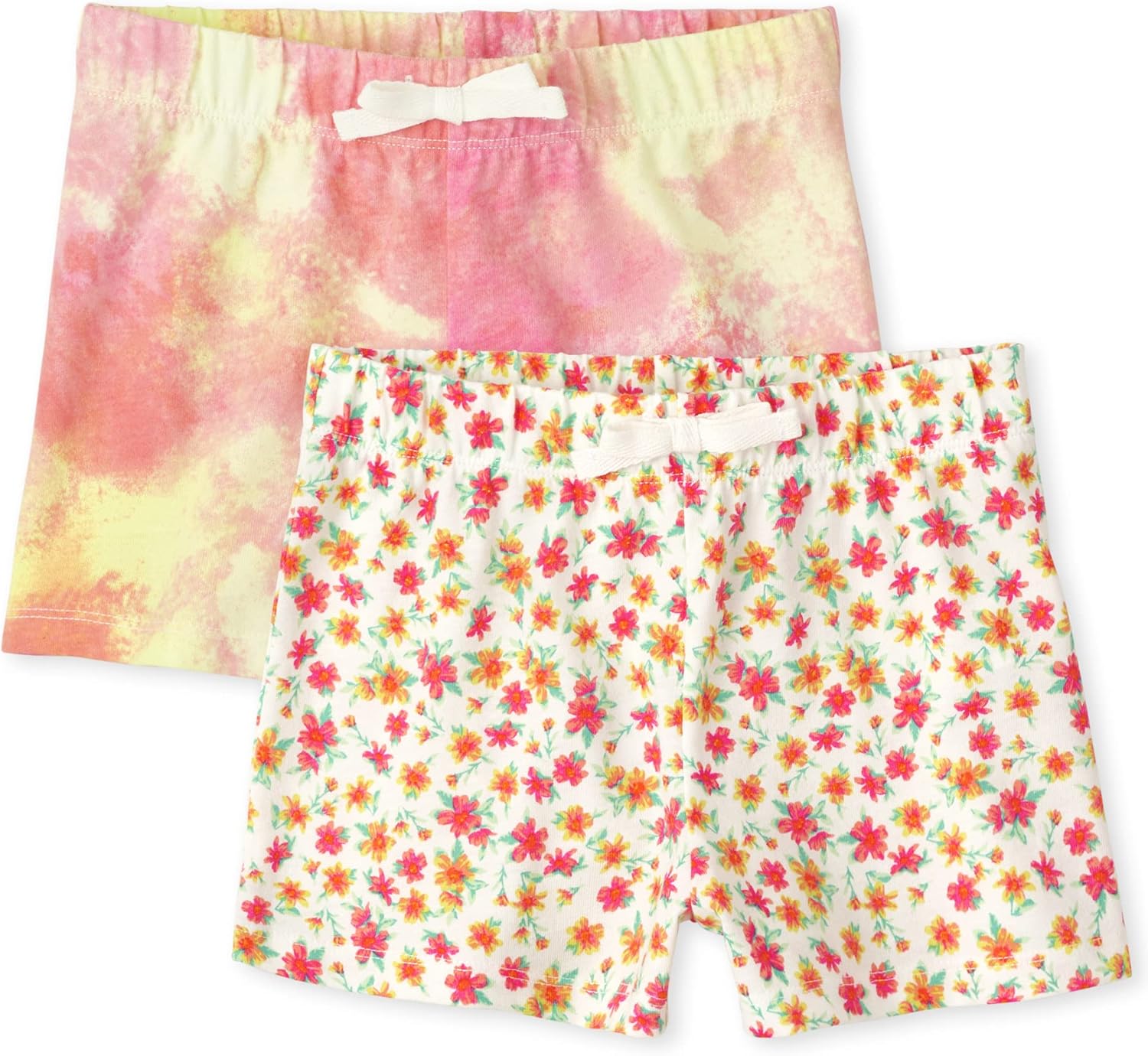The Children's Place 2 Pack Girls Pull on Fashion Shorts 2-Pack