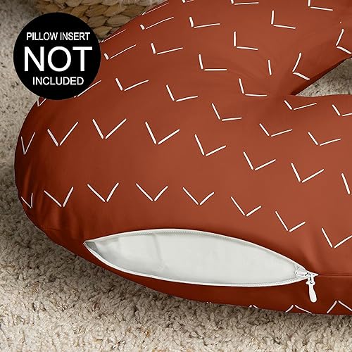 Miniatura 3 de Sweet Jojo Designs Funda de almohada de lactancia unisex y neutra de género bohemio con flecha para lactancia, funda de almohada para lactancia,