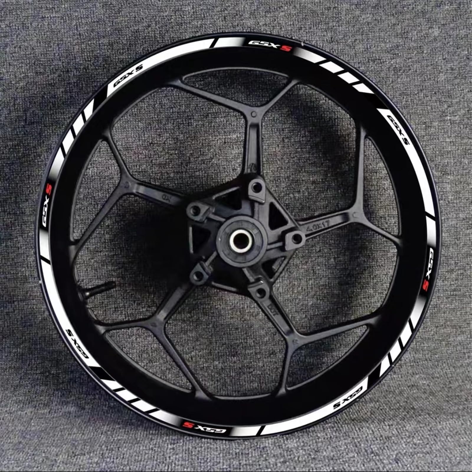 YESKIT Motorcycle Reflective Rim Stickers Wheel Decals Set For Suzuki GSXS1000 Gsxs/1000/R/S1000/S Gsx-s 1000 R (Color : 1)