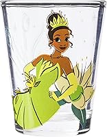 Vista 5 de Silver Buffalo Disney Princess With Ariel, Belle, Tiana y Cenicienta - Juego de 4 mini vasos de 1.5 onzas