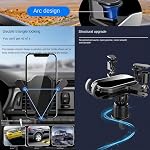 Car Phone Holder Stand Mount Accessories Universal for iPhone Cell Phone | Adjustable, Won't Come Off, Air Vent Installation