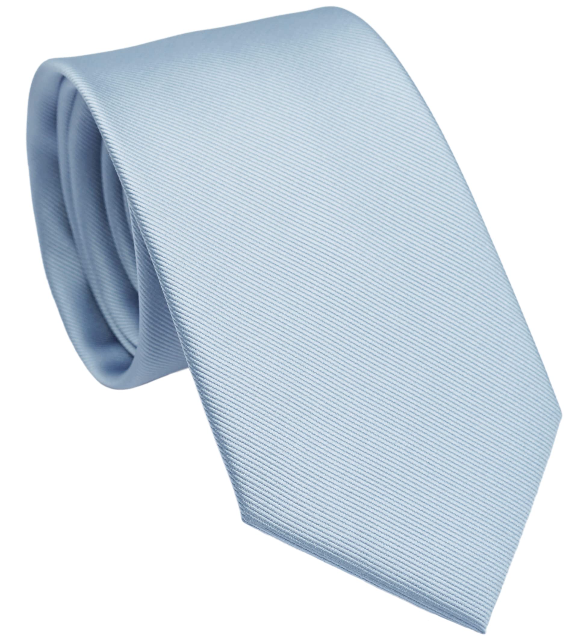 Extra Long Solid Tie for Men Big and Tall, 63 or 70 inch XL Plain Ties