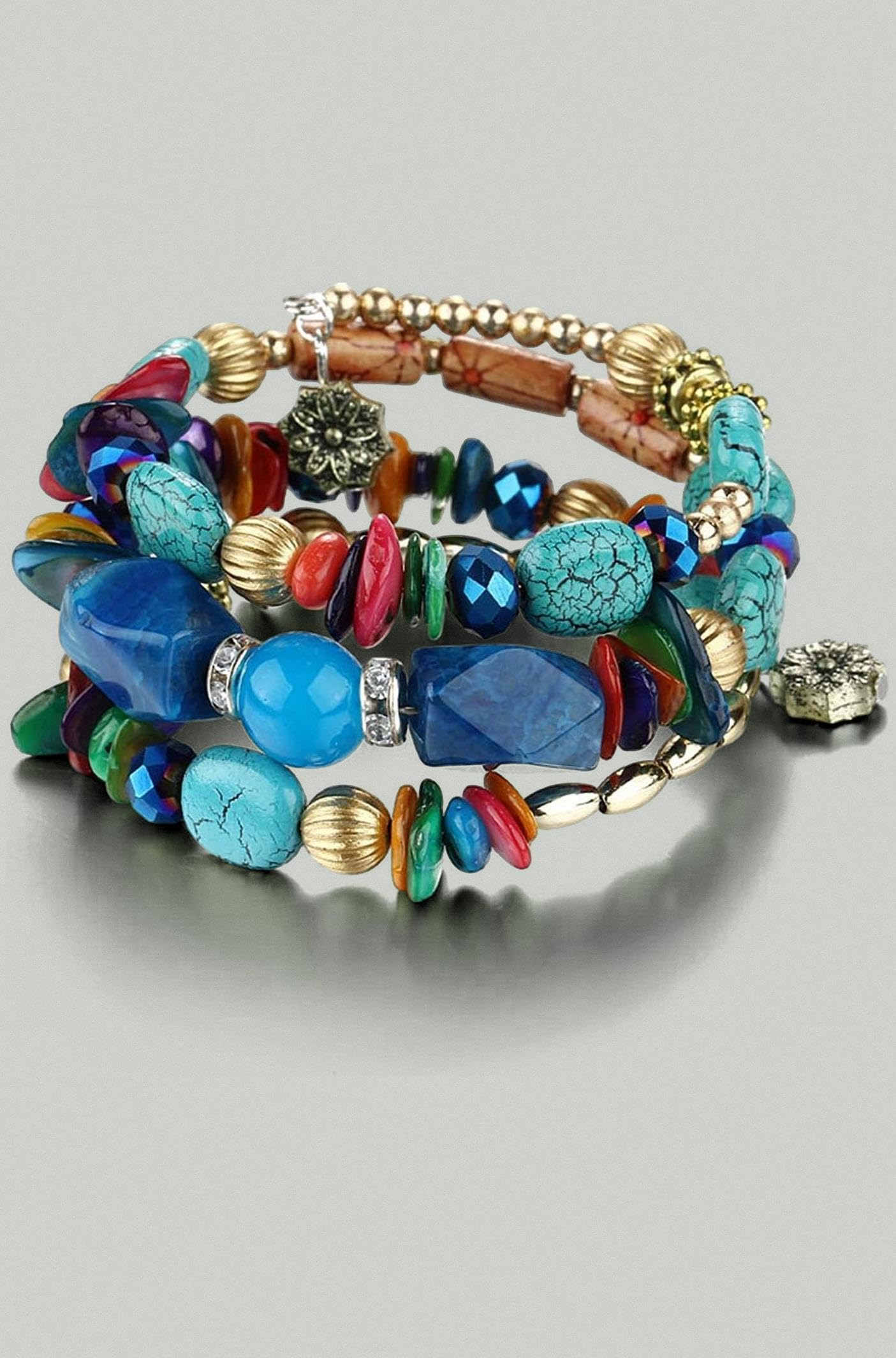 Jewelry Blue Stone Stylish Bracelet for Women & Girls(rrsd9236b)