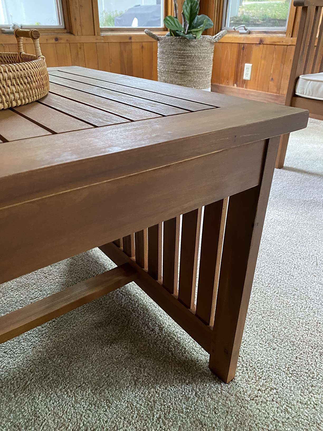 33/mo Finance Christopher Knight Home Carolina Outdoor Acacia Sofa