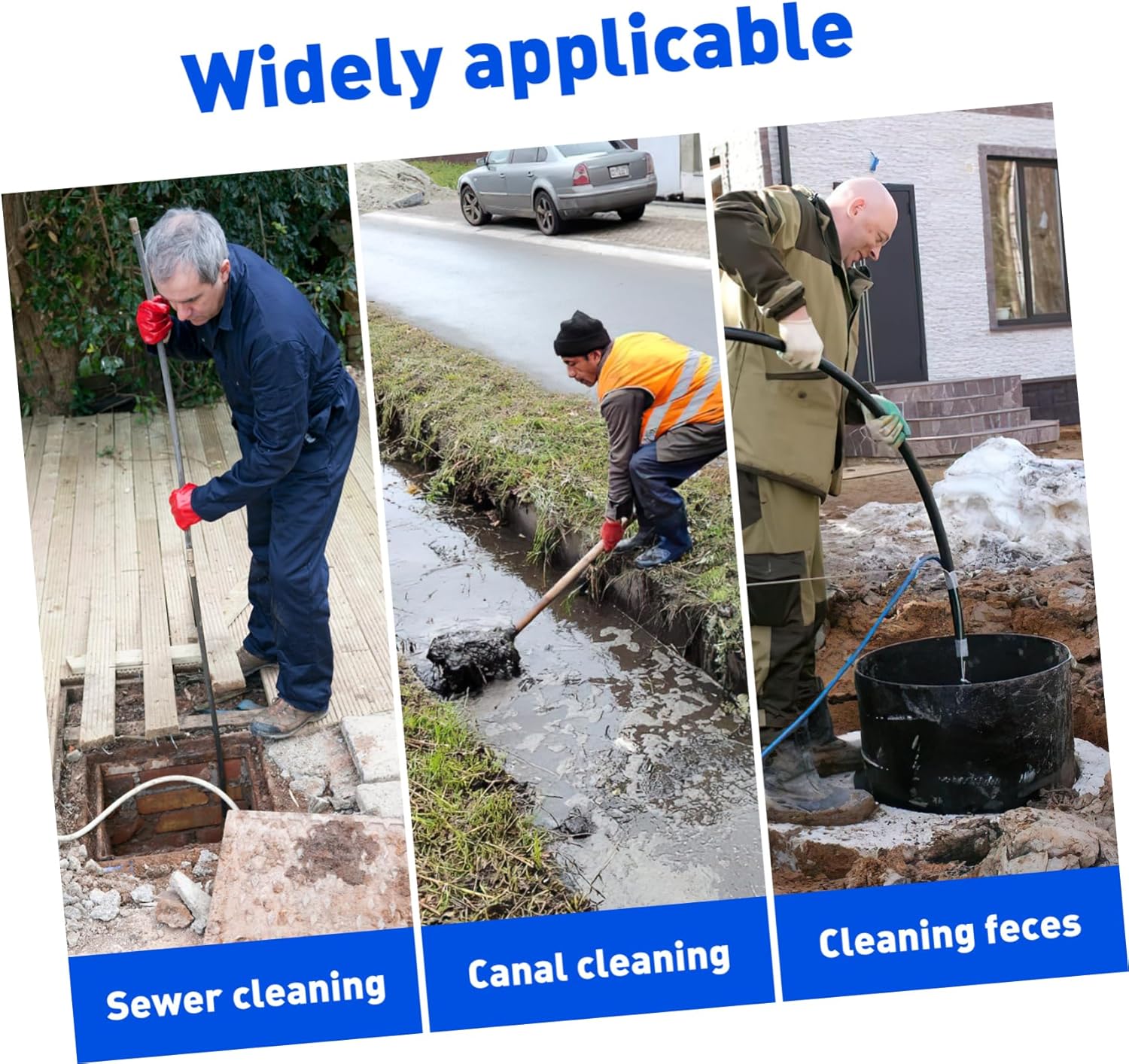 Multi-Functional Drain Sifting Shovel Reusable Mud Scoop Tool for Cleaning Wells Ditches and Drains Thick Design for Efficient Sifting