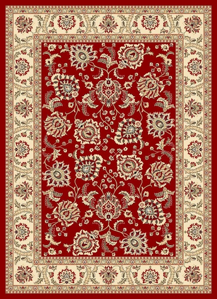 Concord Global Rugs Elegance Collection Palmets Red