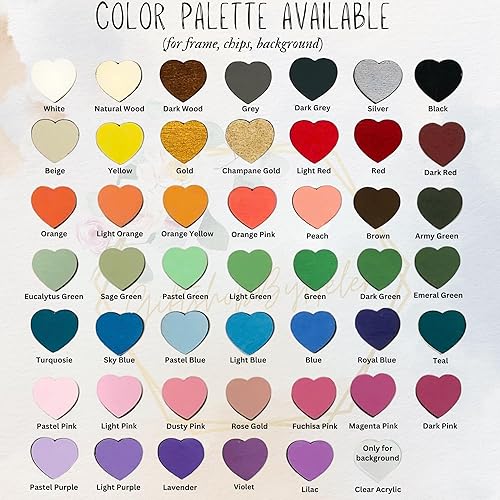 Vista 31 de Personalized Butterfly Guest Book For Quinceañera, Sweet 15, Personalized Wooden Hearts For Wedding Guest Book With Butterfly Frame For Sign And