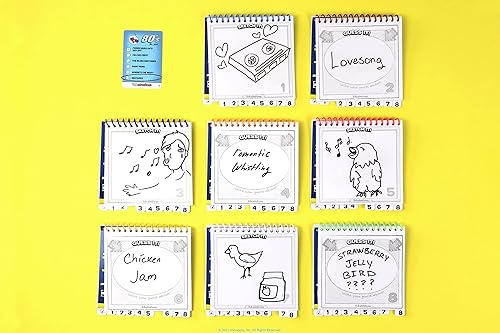 Miniatura 6 de Telestrations Paquete de expansión de los años 80/90 | Con 600 palabras, frases y referencias totalmente impresionantes, gran nueva adición al juego