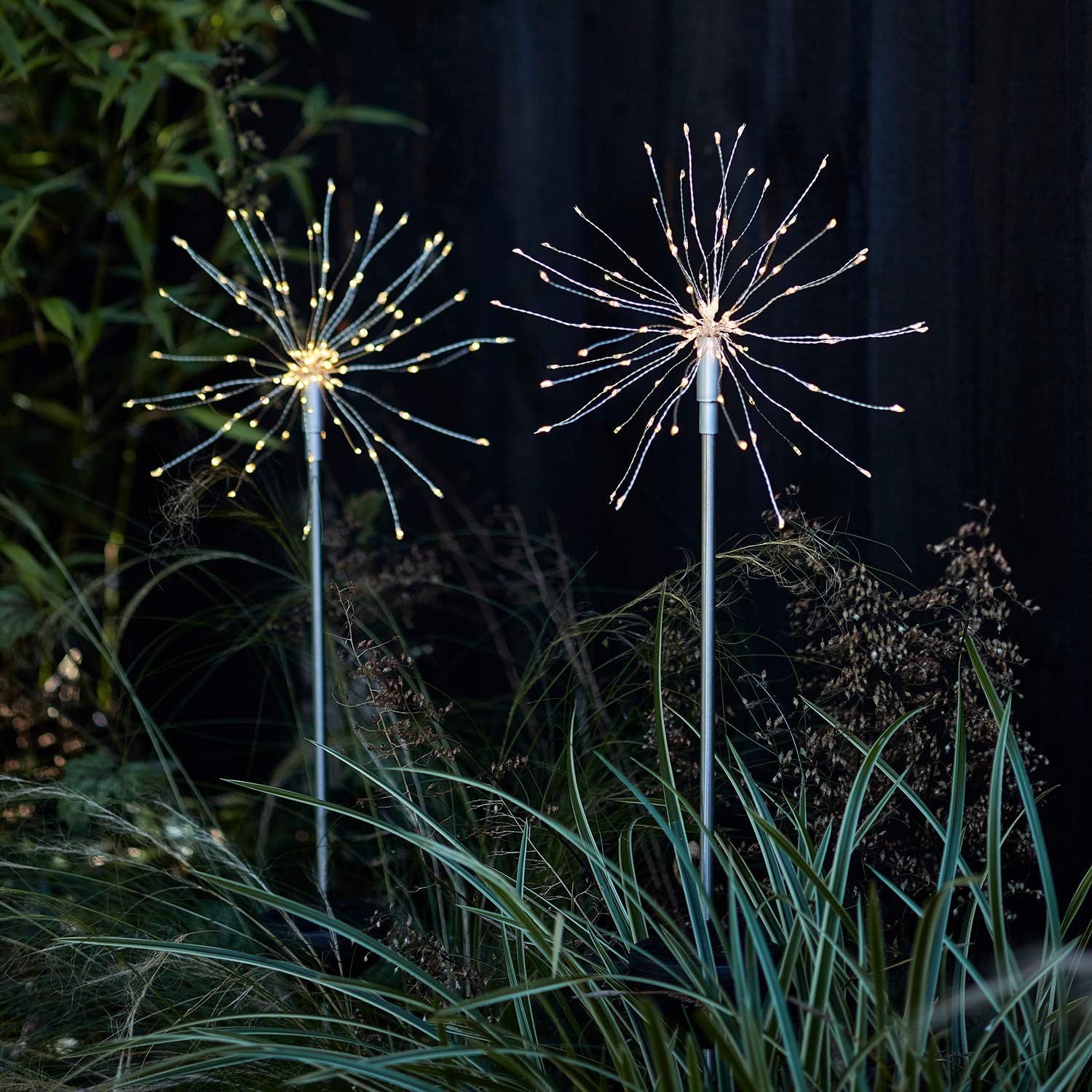 Lights4fun Set van 3 Zonne Aangedreven Paddestoel Paddestoel Outdoor IP44 Waterdichte Decoratieve Tuin Pathway LED Stake Lights