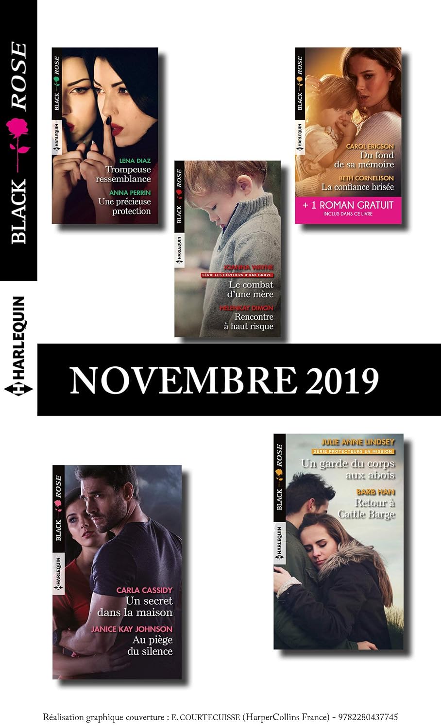 Pack mensuel Black Rose : 10 romans + 1 gratuit (Novembre 2019) (French Edition)