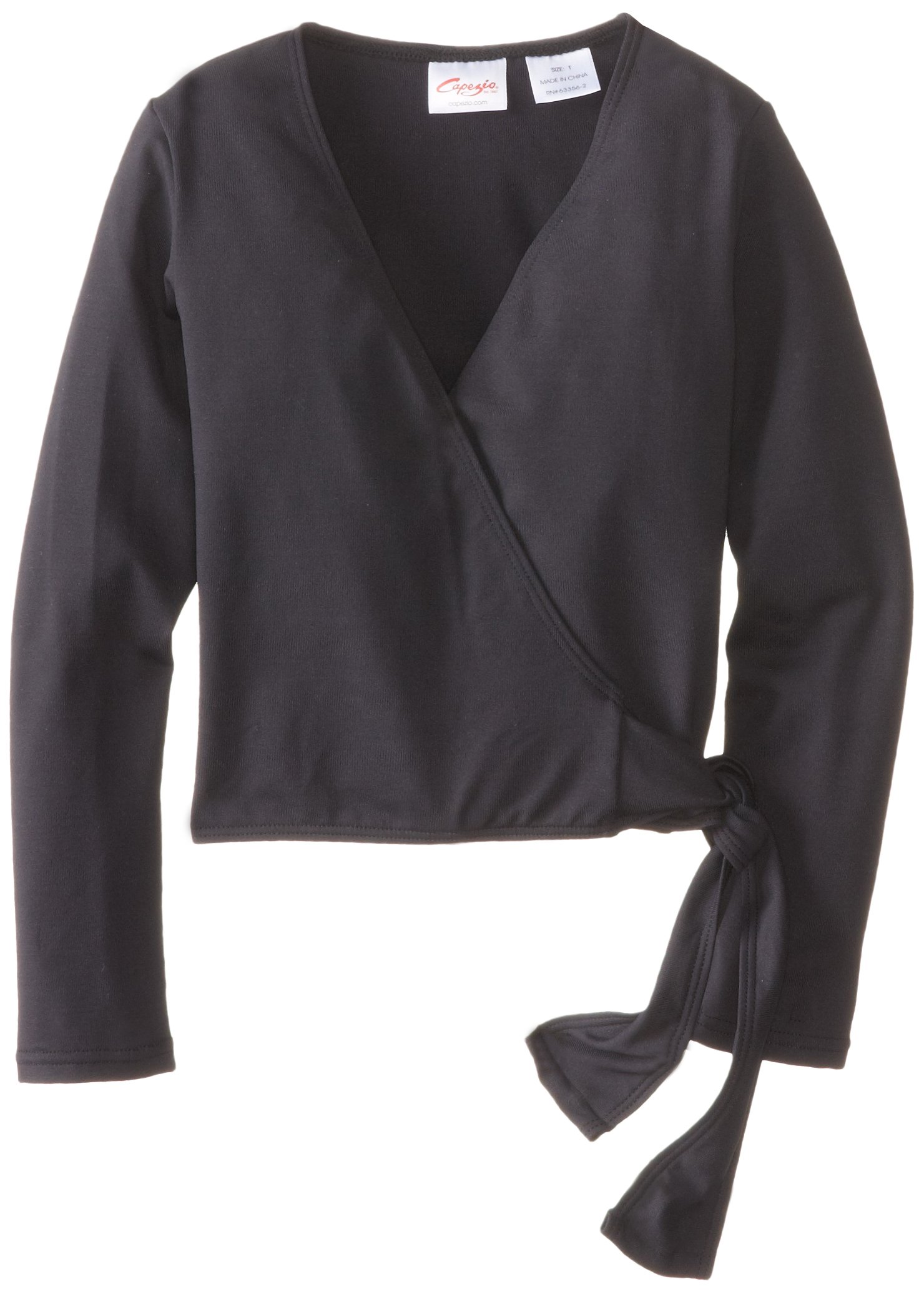 Capezio Girls' Tactel Collection Crossover Wrap Top