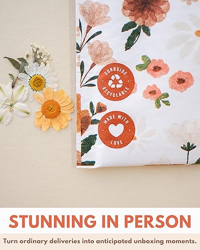 Miniatura 90 de Impack - Paquete de 25 sobres de polietileno de 10 x 13 pulgadas, bolsas de envío biodegradables para ropa, sobres de correo autoadhesivos verde