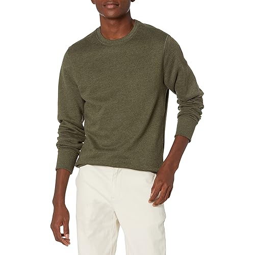 Amazon Essentials Men's Fleece Crewneck Sweatshirt (Available in Big & Tall)