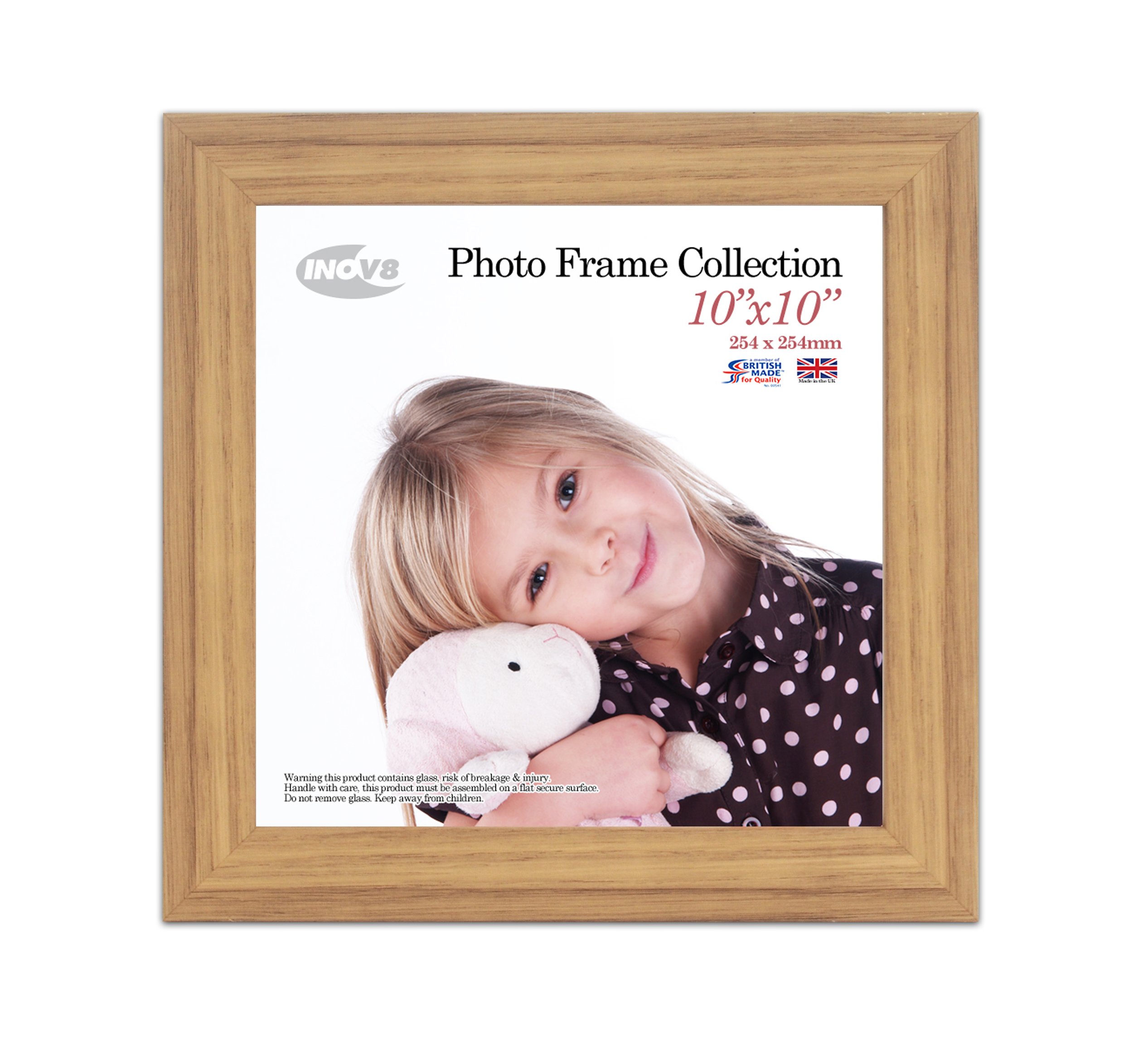 Inov8 Red 10 X 10-Inch Photo Frame, 313 Oak