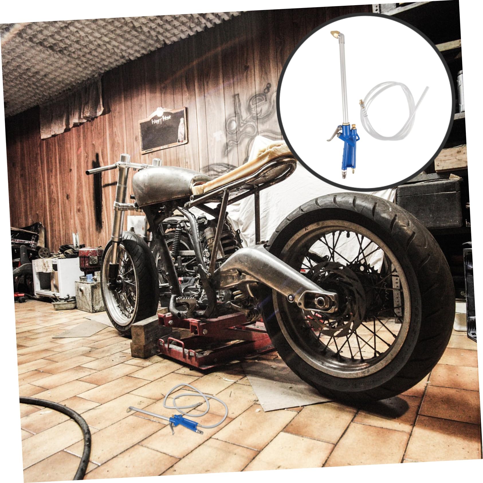 Utensile Pulizia Del Motore Spruzzatore Pulizia Ad Aria Strumento Di Detergente Per Olio Per Auto Alta Velocità Materiali Durevoli e Pratico Per Meccanici e Appassionati Di Auto