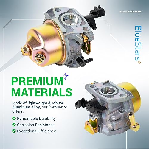 Miniatura 5 de BlueStars Carburador 951-12705 - Para Troy-Bilt Storm 2410 2620 31AS62N2711 31AS2P5C711 24 pulgadas 179cc 208cc Squall 2100 MTD 31AM62EE700