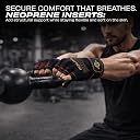 Nivia X Punjab Kings Enduro Cross Training Gloves – Breathable Mesh Back, Flexible 4-Way Stretch Fit, Durable Grip for Gym & Functional Training, Large gallery image