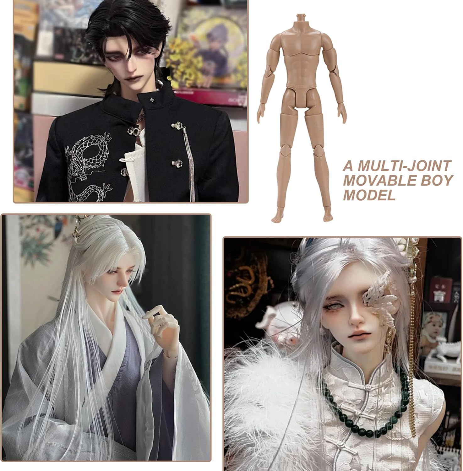 1/6 Scale Action Figure Multi Jointed Movable Male Muscular Action Figure Body for Display Doll Collection Medium Custom Figures image 4