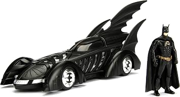 Jada DC Comics Batman Forever Batmobile & Batman Figure 124 Die - Cast Vehicle with Figure