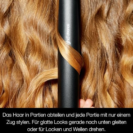 ghd chronos Hair Straighteners: Advanced Smart Styler for All Hair Types 26 mm Plates 3x Faster Styling More Shine Professional Results No Extreme Heat Damage