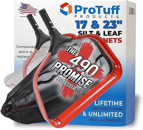 Vista 14 de ProTuff - Redes de piscina finas de 19 pulgadas para PROS, paquete de 6, reemplazo ilimitado e incondicional "490 Promise" 3 veces más rápido que