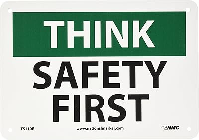 NMC TS110R OSHA Sign, Legend