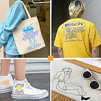 Vista 66 de TUMIYA HTV Heat Transfer Vinyl Rolls - 12" x 30 Ft HTV Vinyl, Black Iron on Vinyl DIY Design for T-Shirt (Black)