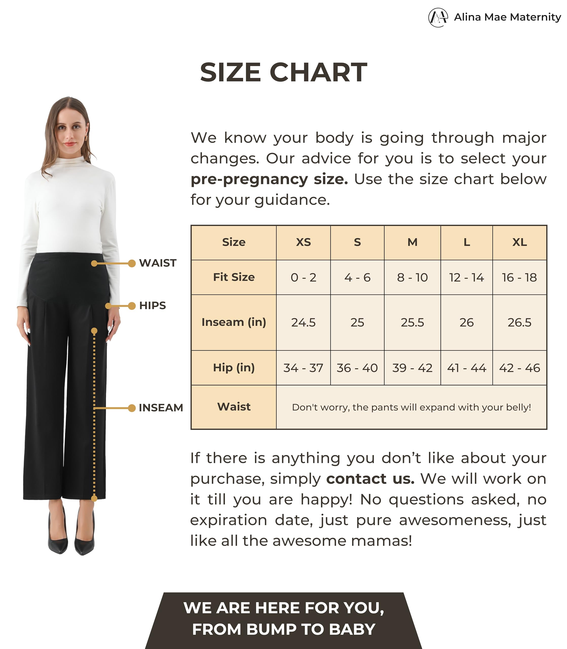 Alina Mae Maternity Modern/Fitted - Moderne/ajusté - Femme