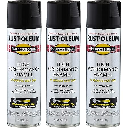 rustoleum enamel flat black