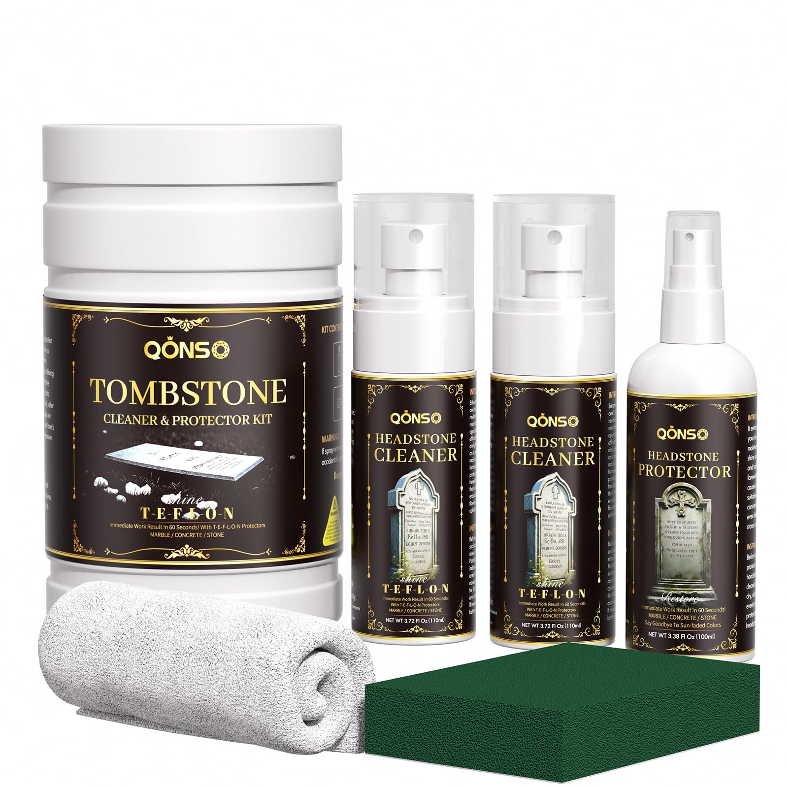 Headstone & Gravestone Cleaner for Memorials
