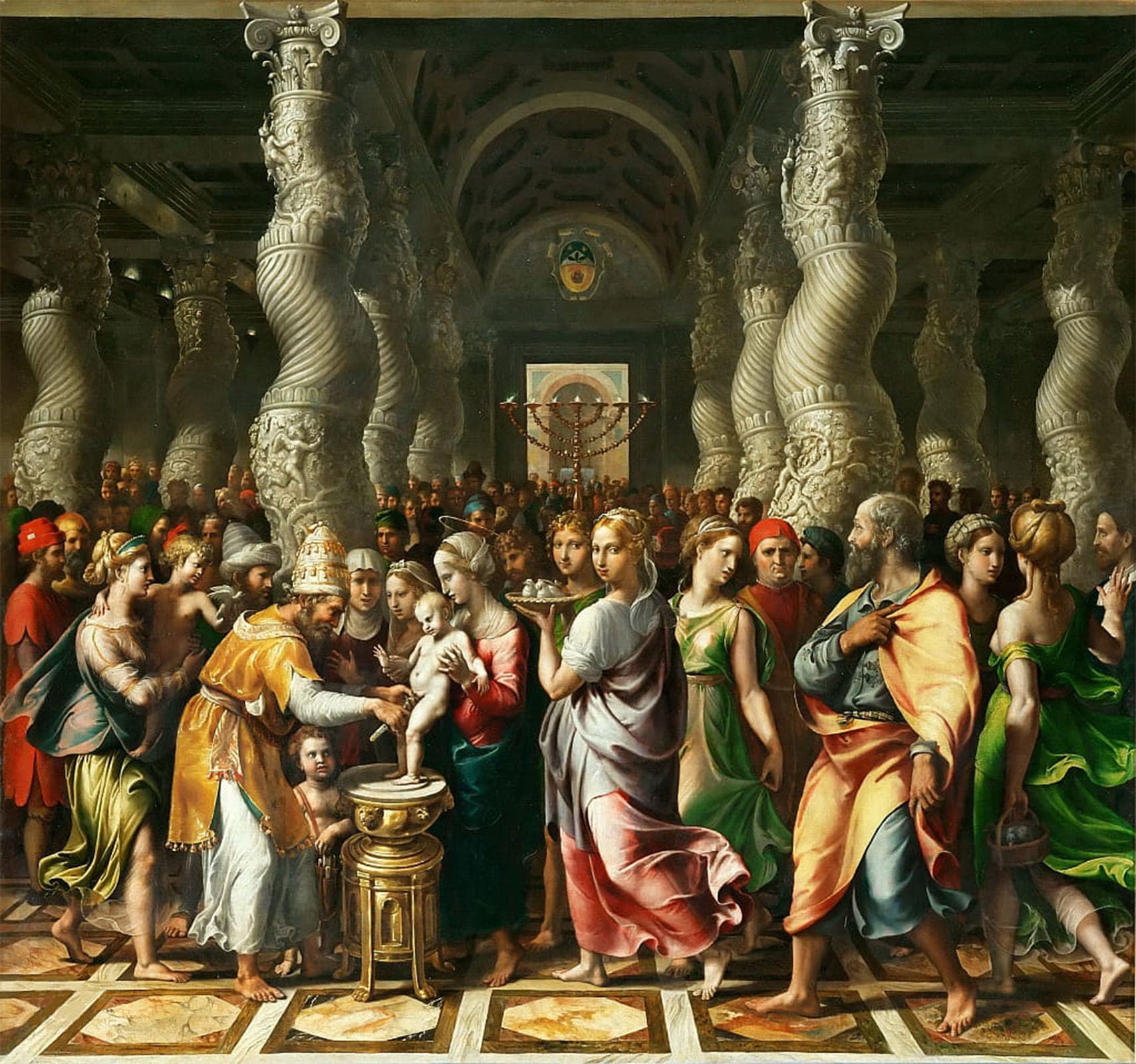 ARTXLXXBN Famous Painting Art Wall Decor Abstract Art Picture the Circumcision by Giulio Romano Animal Pictures for Home Decor 60x90cm