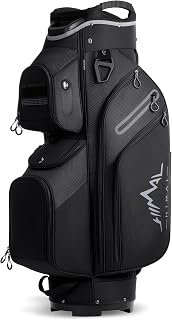 Golf Cart Bag, 15 Way Organizer Divider Top with Handles | 15 Separate Compartments,Extra Storage Pockets,Rain Cover,Comfortable carry handles,Tough Abrasion‑Resistant Materials