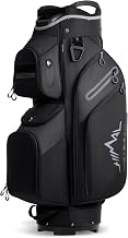 uniHimal Golf Cart Bag, 15 Way Organizer Divider Top with Handles | 15 Separate Compartments,Extra Storage Pockets,Rain Cover,Comfortable carry handles,Tough Abrasion‑Resistant Materials
