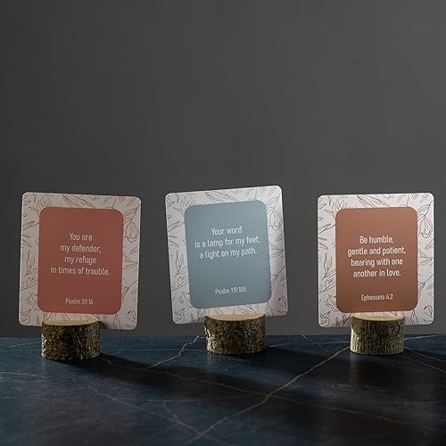 Miniatura 2 de DIVERSEBEE Tarjetas con versículo bíblico, 60 tarjetas de oración inspiradoras inspiradoras de aliento de las Escrituras, regalos bíblicos