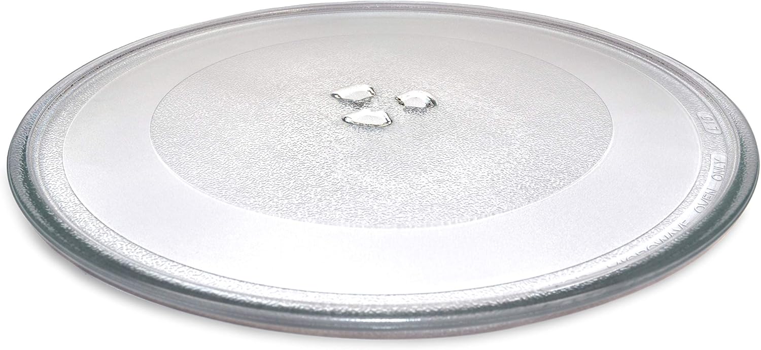 HQRP 12-3/4 inch 12.75" Glass Turntable Tray compatible with Sears Kenmore LG GE 1B71961F 1B71961H 507049 2263672 WB49X10074 721.62622200 721.80022700 721.8954690 1B71961E Microwave Oven Cooking Plate