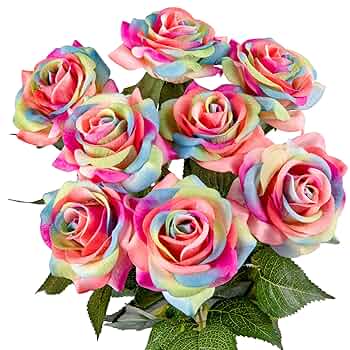 レインボーフラワー様 ザオウフラワー | ピオニー菊にレインボーカーネーションを