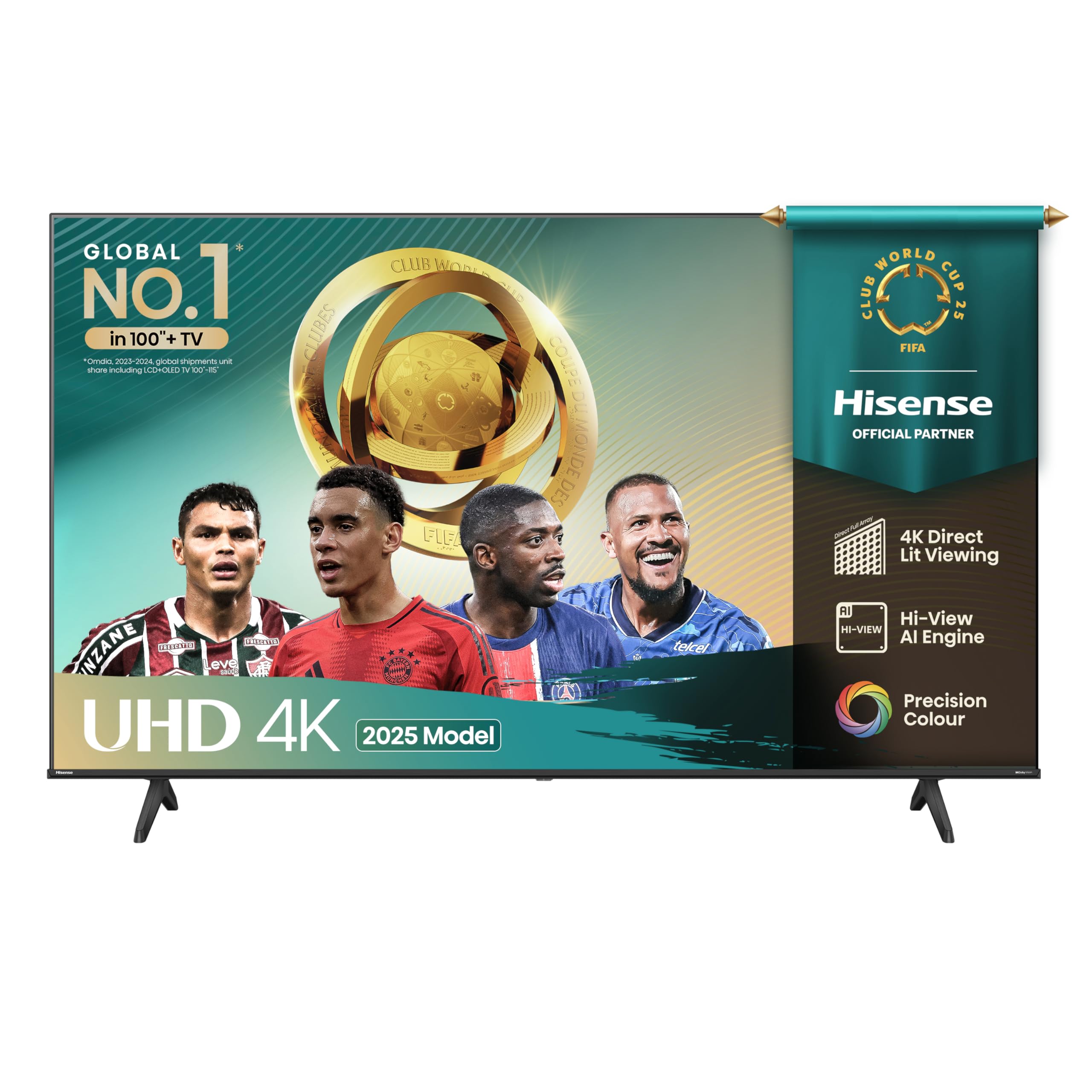 Hisense 65A6QTUK 4K Ultra HD Smart TV with Freely
