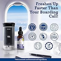 Vista 7 de GuruNanda Enjuague bucal concentrado (2 onzas líquidas), sin flúor, enjuague bucal de menta con aceites esenciales naturales, soporta 300 enjuagues