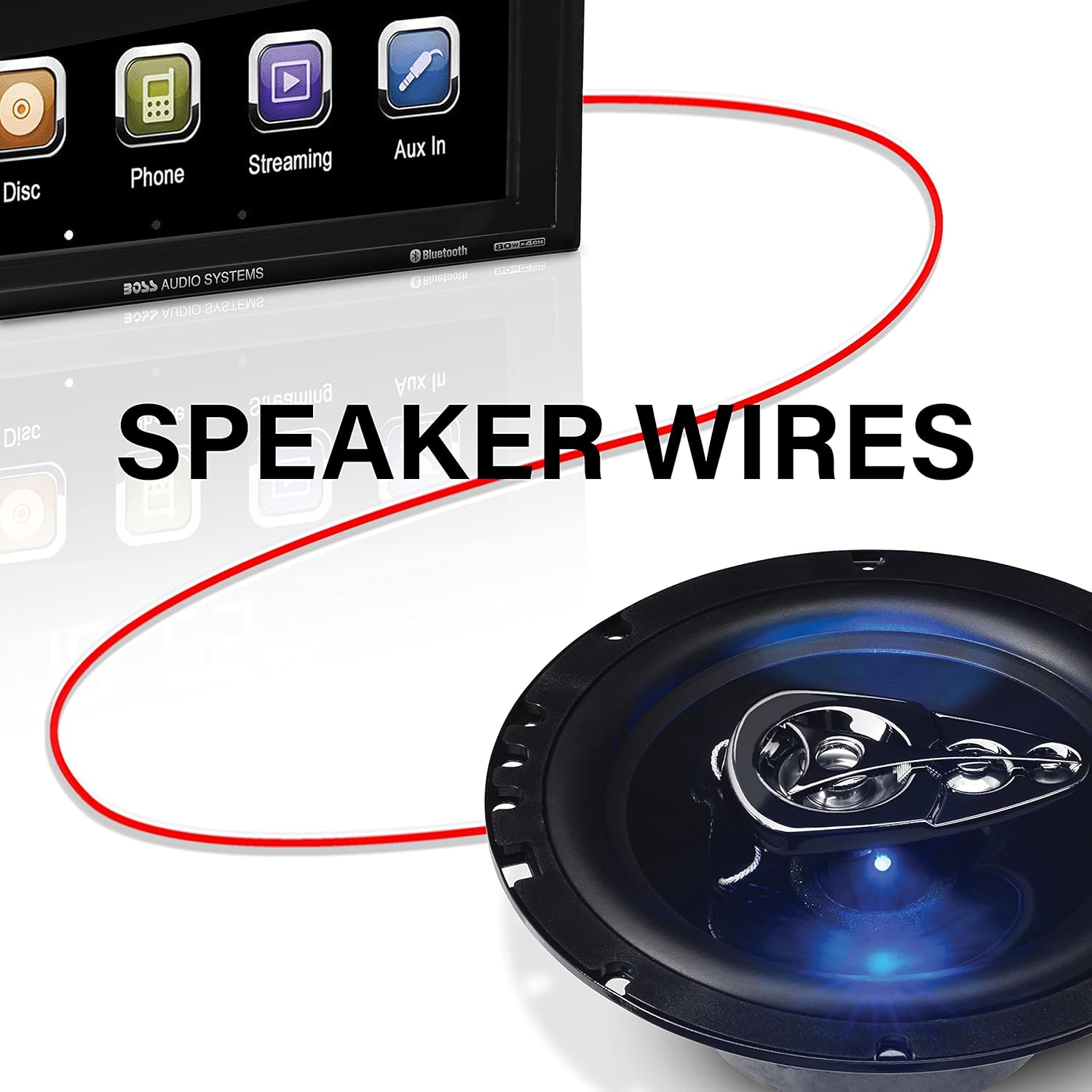 BOSS Audio Systems 8BK 8 Gauge Amplifier Installation Wiring Kit - A Car Amplifier Wiring Kit Helps You Make Connections and Brings Power to Your Radio, Subwoofers and Speakers : Everything Else