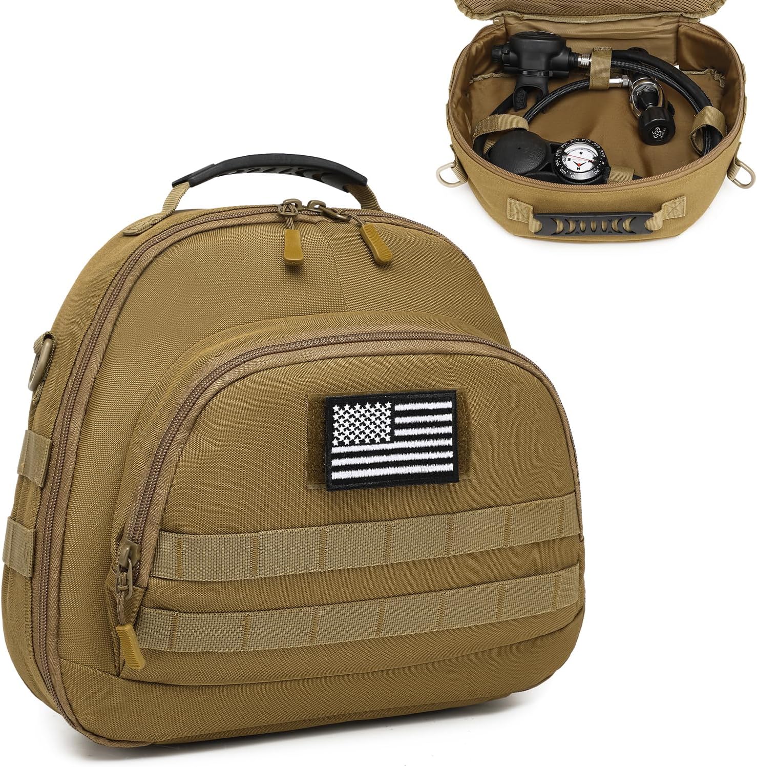 Scuba Regulator Bag - Tactical Style Diving Regulator Protective Bags Protecting and Storage Diving Gear with Adjustable Shoulder Strap