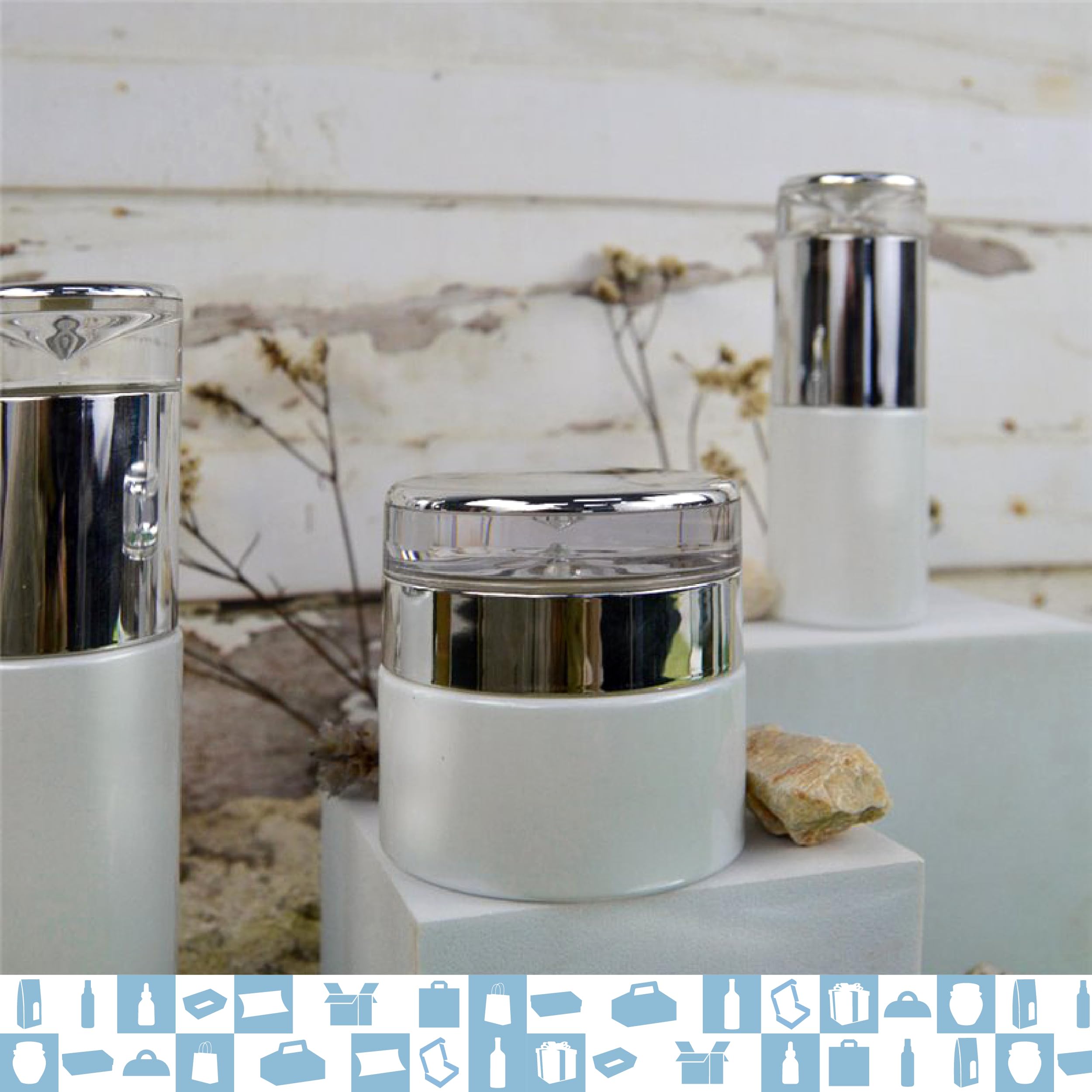 Acheter Pot à Pompe Vide Sans Air, Rechargeable, Distributeur De Crèmes, Gels, Lotions, Récipient Cosmétique Anti-fuite, Bouteille Sous Vide, Nouveau