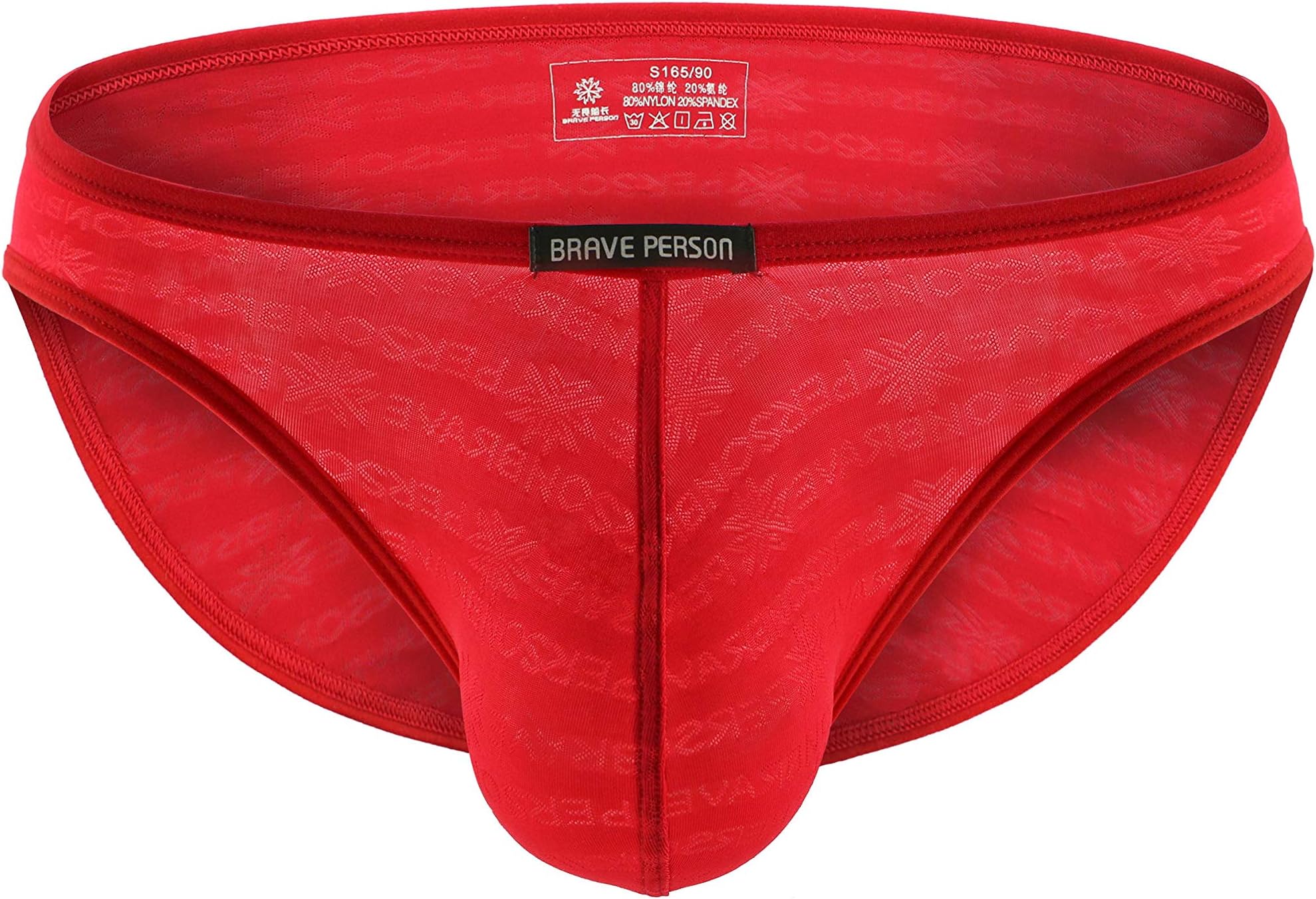BRAVE PERSON Sexy Breathable Gauze Fabric Printing Briefs Men's Bikini Underwear B1124