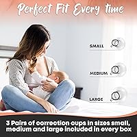 Vista 4 de Cradle Plus - Corrector de pezones invertido, chupones de pezones recargables para mujeres, dispositivo de succión, corrector eléctrico de pezones