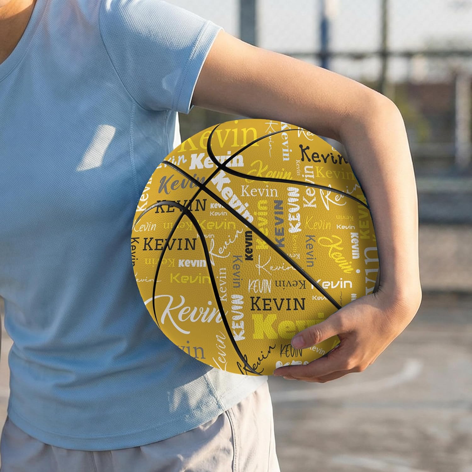 Custom Basketball, Personalized with Name or Photo, Size 7 (29.5") and Size 5 (27.5"), Gift for Senior Night, Birthday, Back to School, Basketball Lovers, Coach Gift