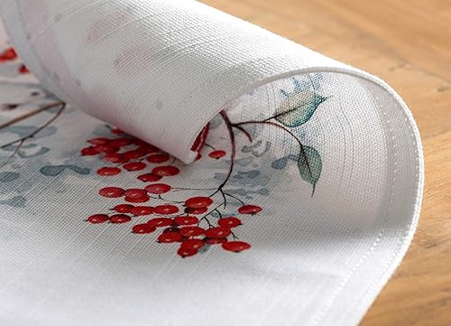 Miniatura 4 de Maison d' Hermine - Juego de 4 manteles individuales de 100% algodón, decorativos y lavables para regalos, hogar, cocina, comedor, fiestas de