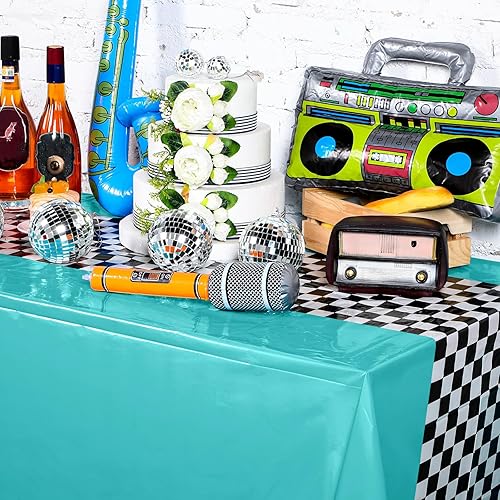 Miniatura 53 de Irenare Car Birthday Party Supplies Racing Decorations 50s Party Tablecloth Racetrack Table Runner Table Covers for Kids Boy Car Theme Birthday Sky