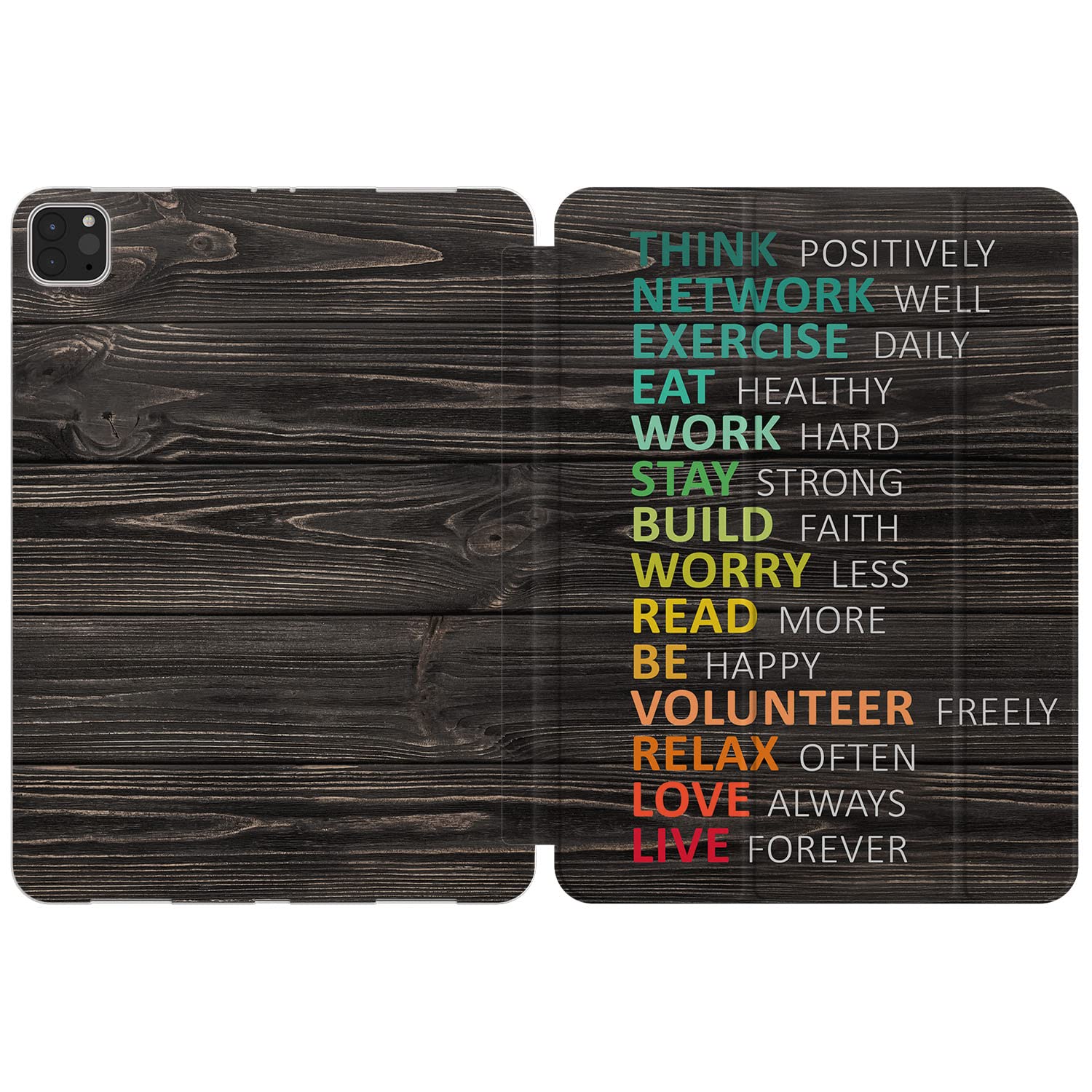 Cavka Case Compatible with iPad A16 11 inch 2025 2024 Pro 13 M3 M2 12.9 10.9 10.2 Air 5 10th 9th 8th Gen Mini 7 6 Inspirational Cover Affirmation